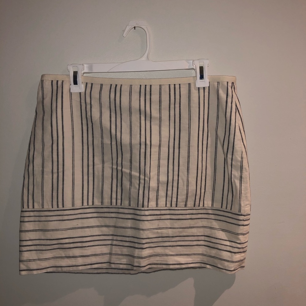 Madewell stripped skirt